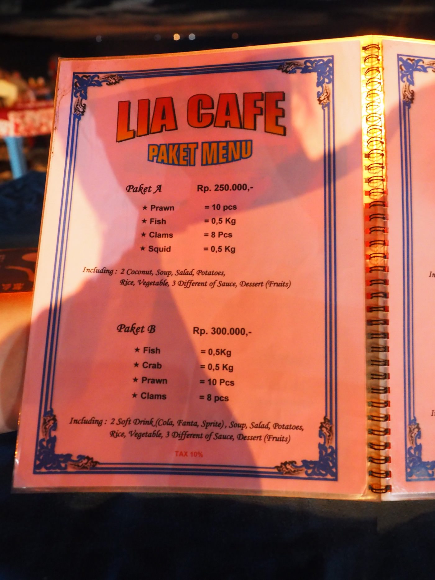 峇里島美食 金巴蘭 Lia Cafe 燒烤海鮮 - 一口冒險 Bitesized Adventure